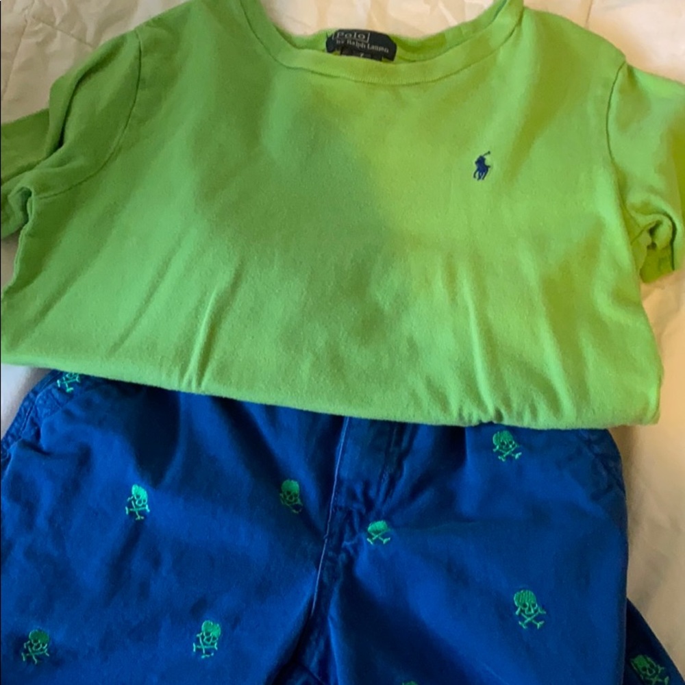 Pirate shorts and polo t